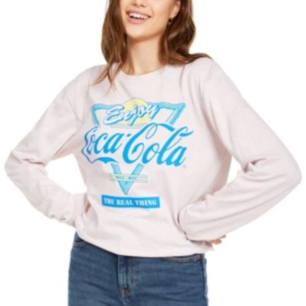 Mad Engine Juniors' Retro Coca-Cola Graphic T-Shirt - L - NWOT